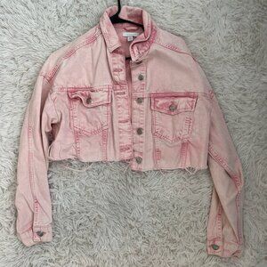 TopShop Cropped Jean Jacket